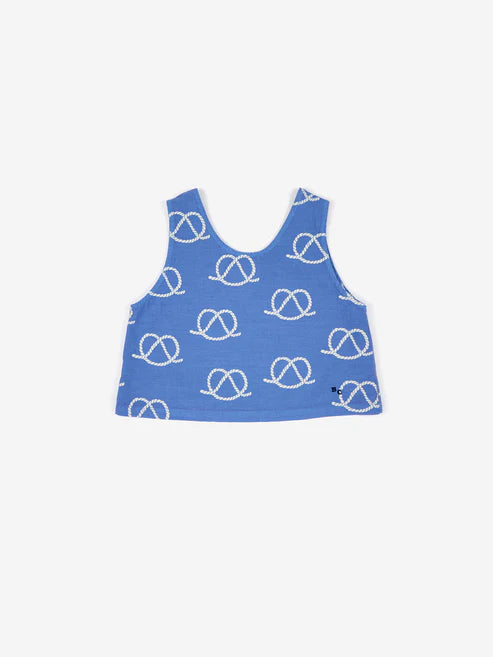 Bobo Choses Sail Rope all over Woven Tank Top