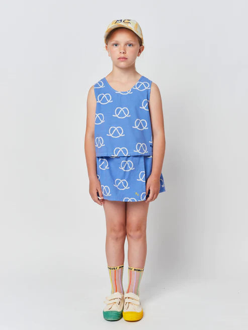 Bobo Choses Sail Rope all over Woven Tank Top