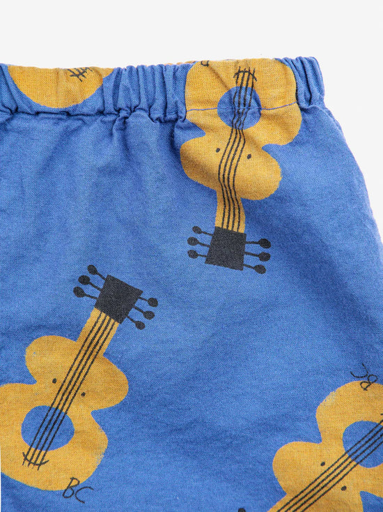 Bobo Choses Baby Acoustic Guitar All Over Woven Shorts