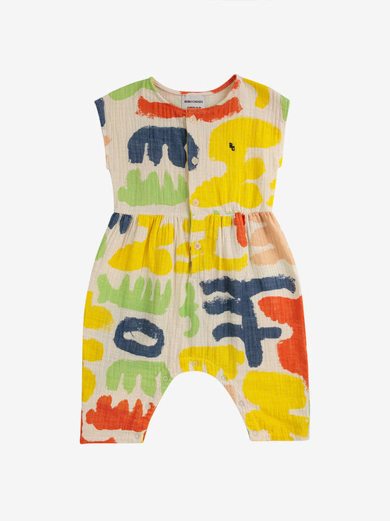 Bobo Choses Baby Carnival All Over Woven Overall