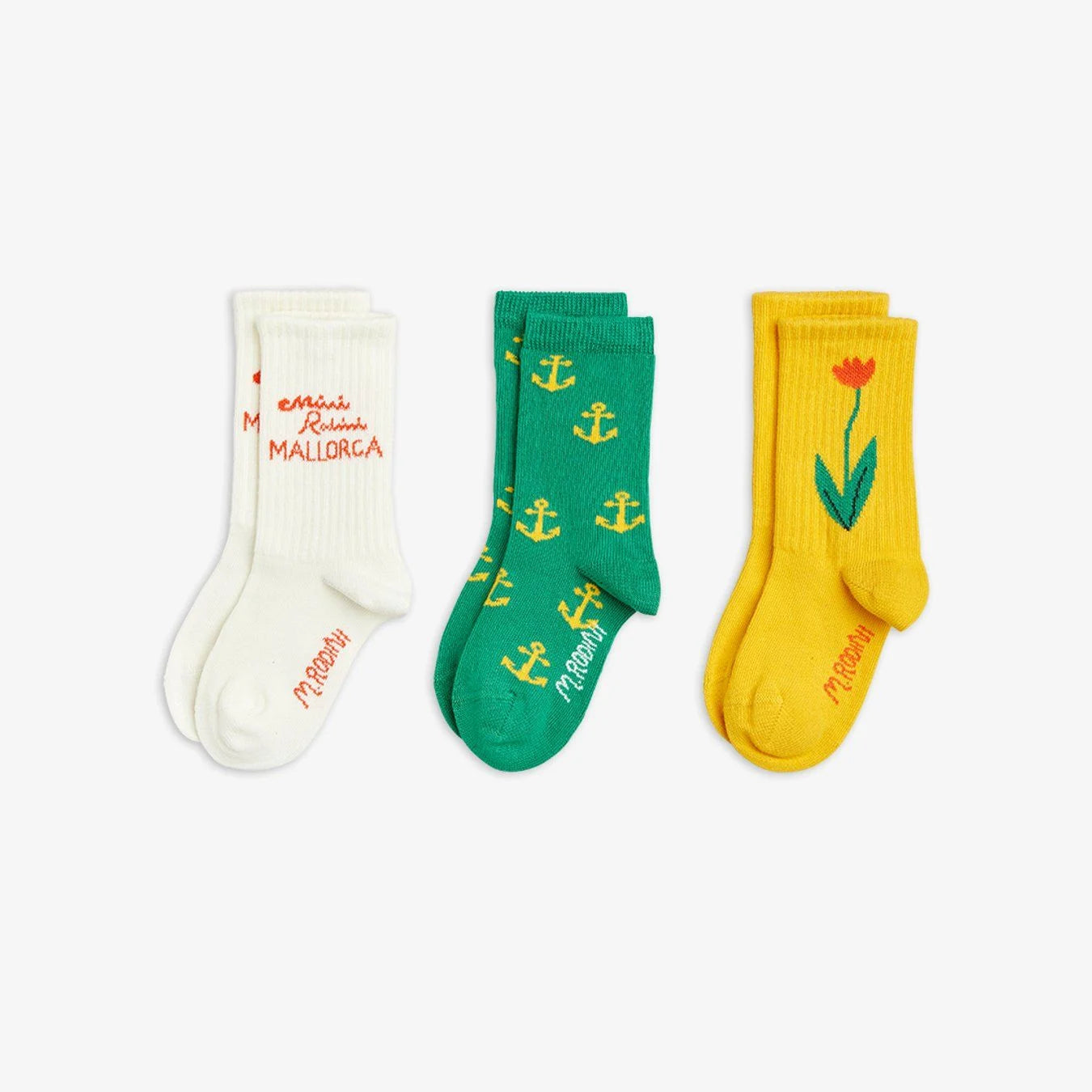 Mini Rodini Mallorca 3- Pack Socks