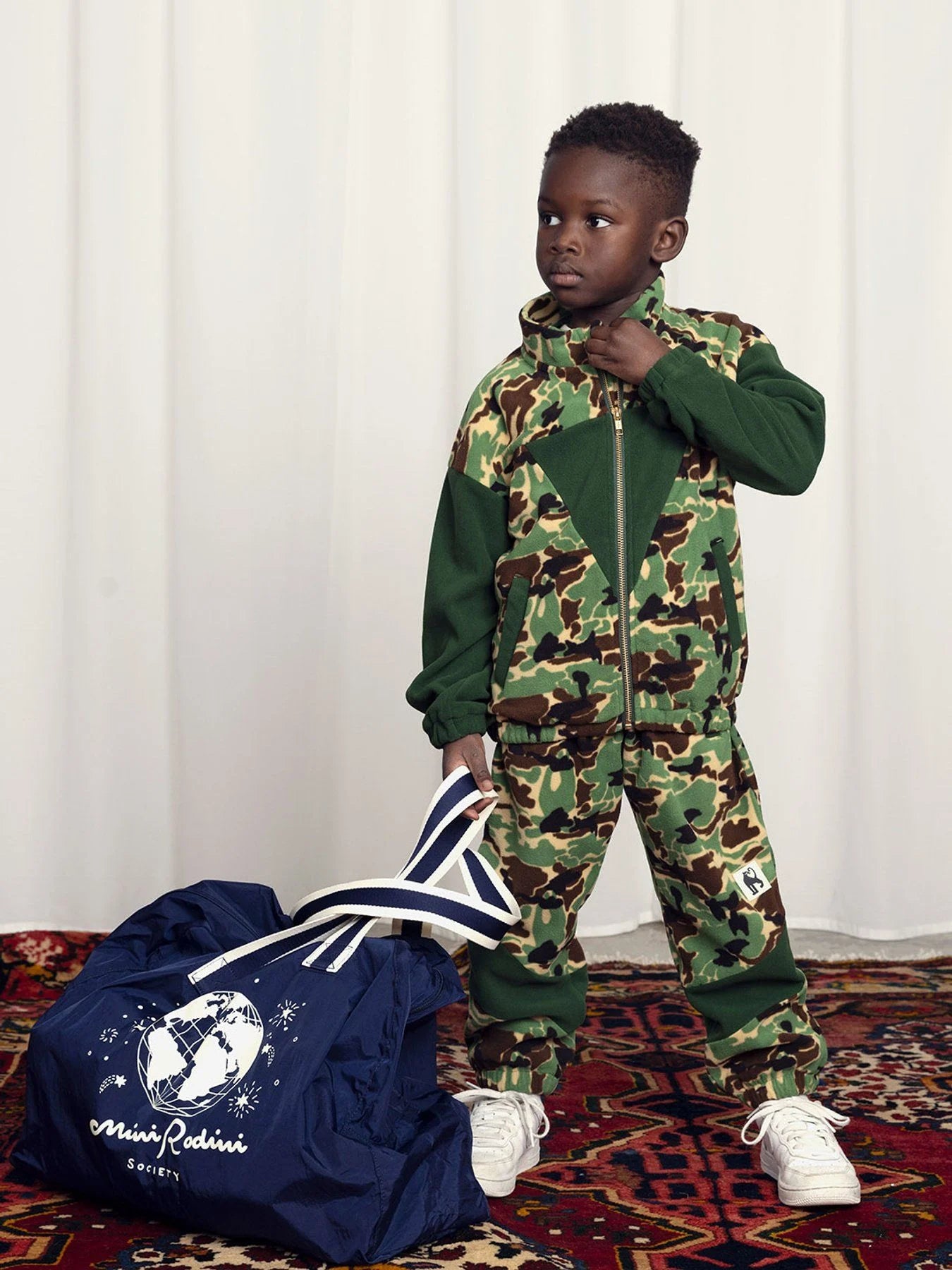 Mini Rodini Camo Fleece Trousers