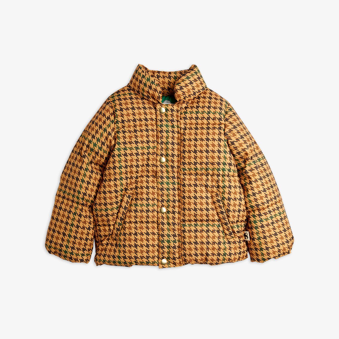 Mini Rodini Houndstooth Puffer Jacket