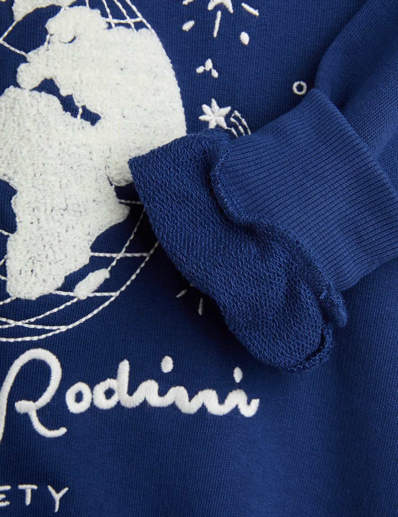 Mini Rodini Society Embroidered Sweatshirt