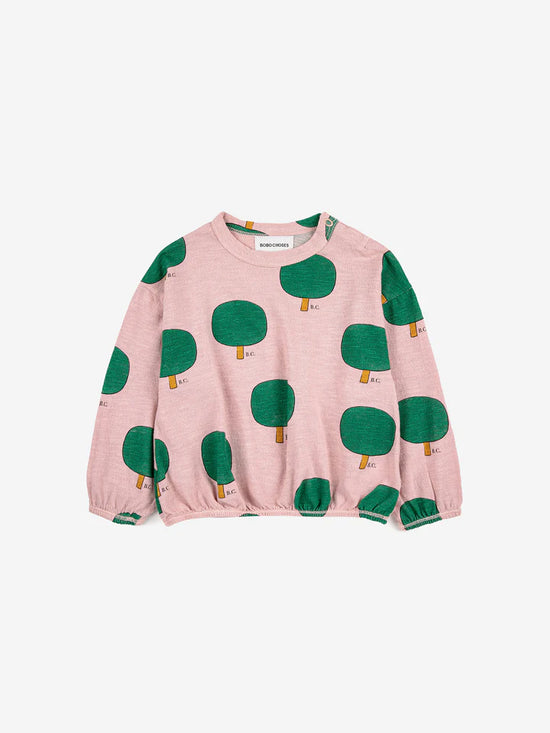 Bobo Choses Baby Green Tree Girl T-shirt