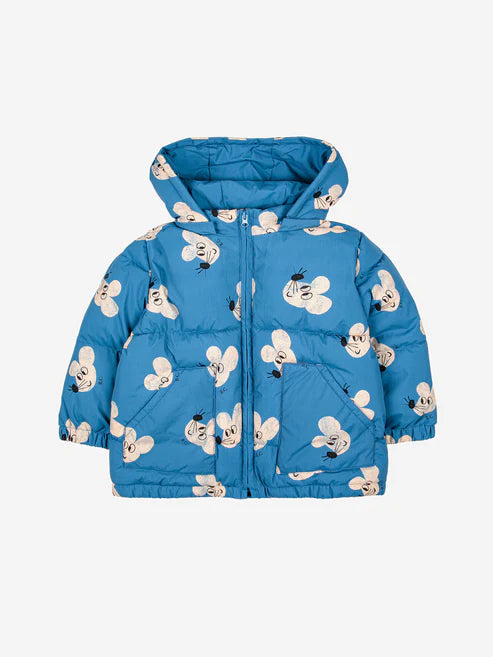 Bobo Choses Mouse All Over Hooded Anorak
