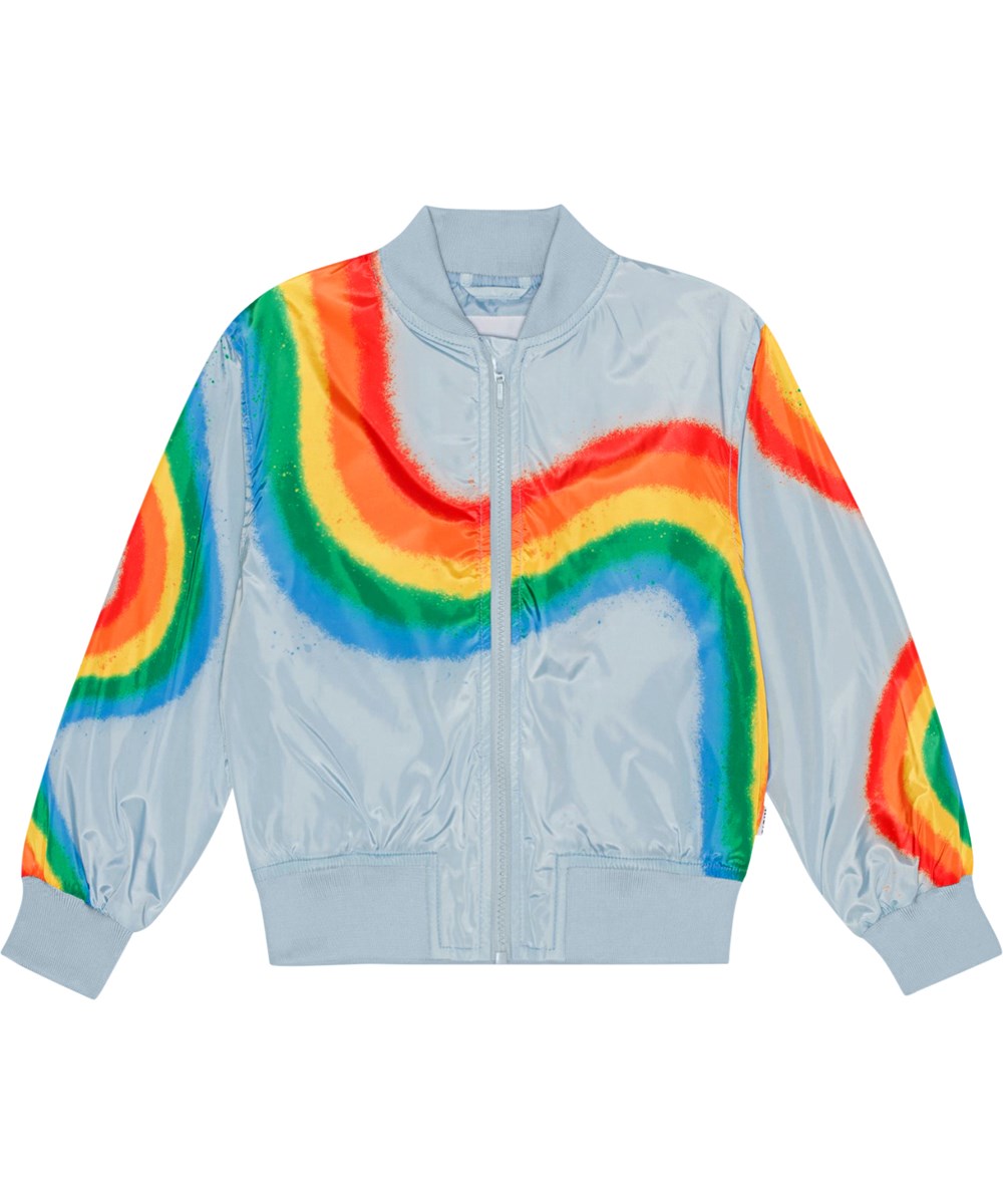 Molo Haliva Jacket- Diagonal Rainbow