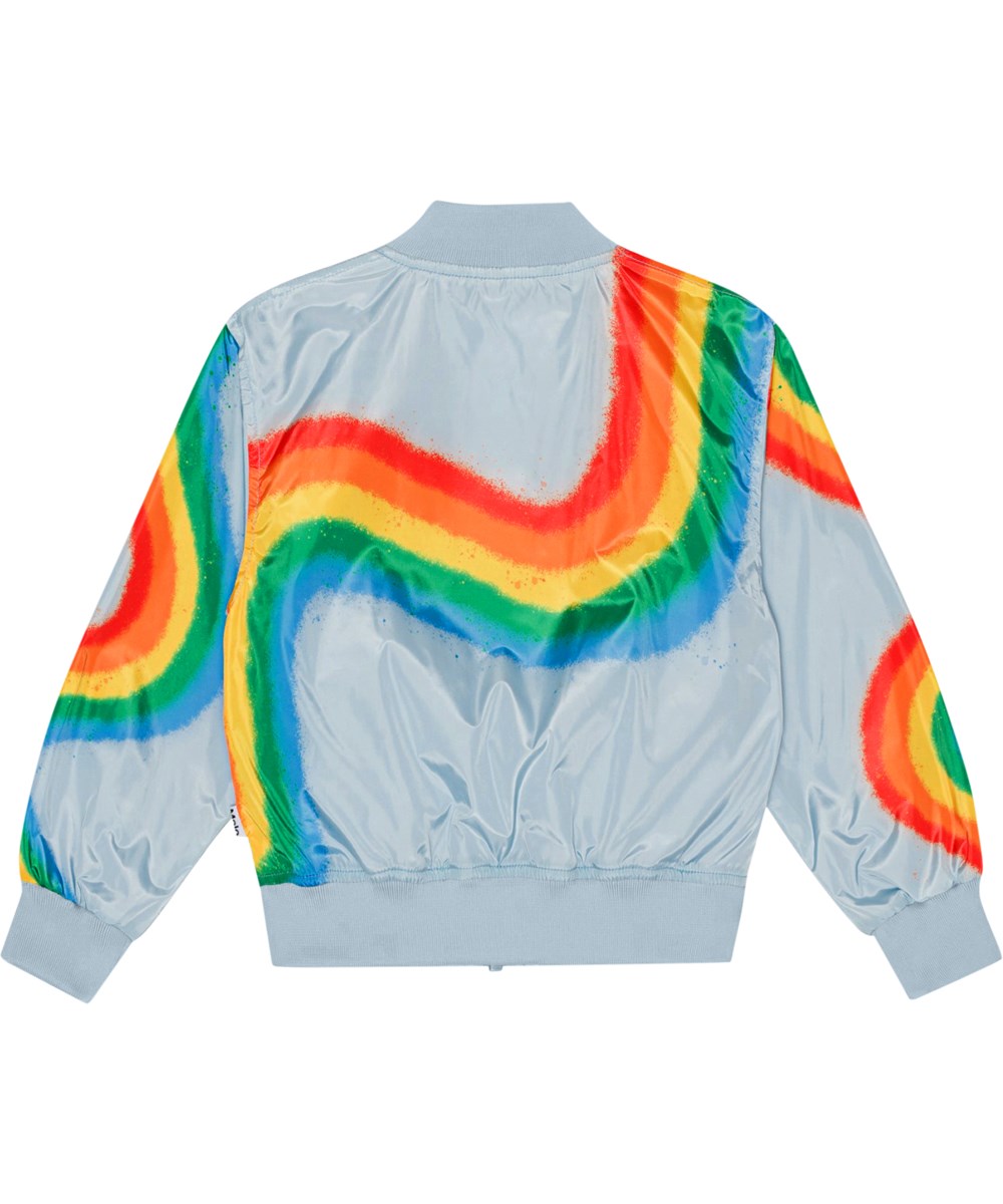 Molo Haliva Jacket- Diagonal Rainbow