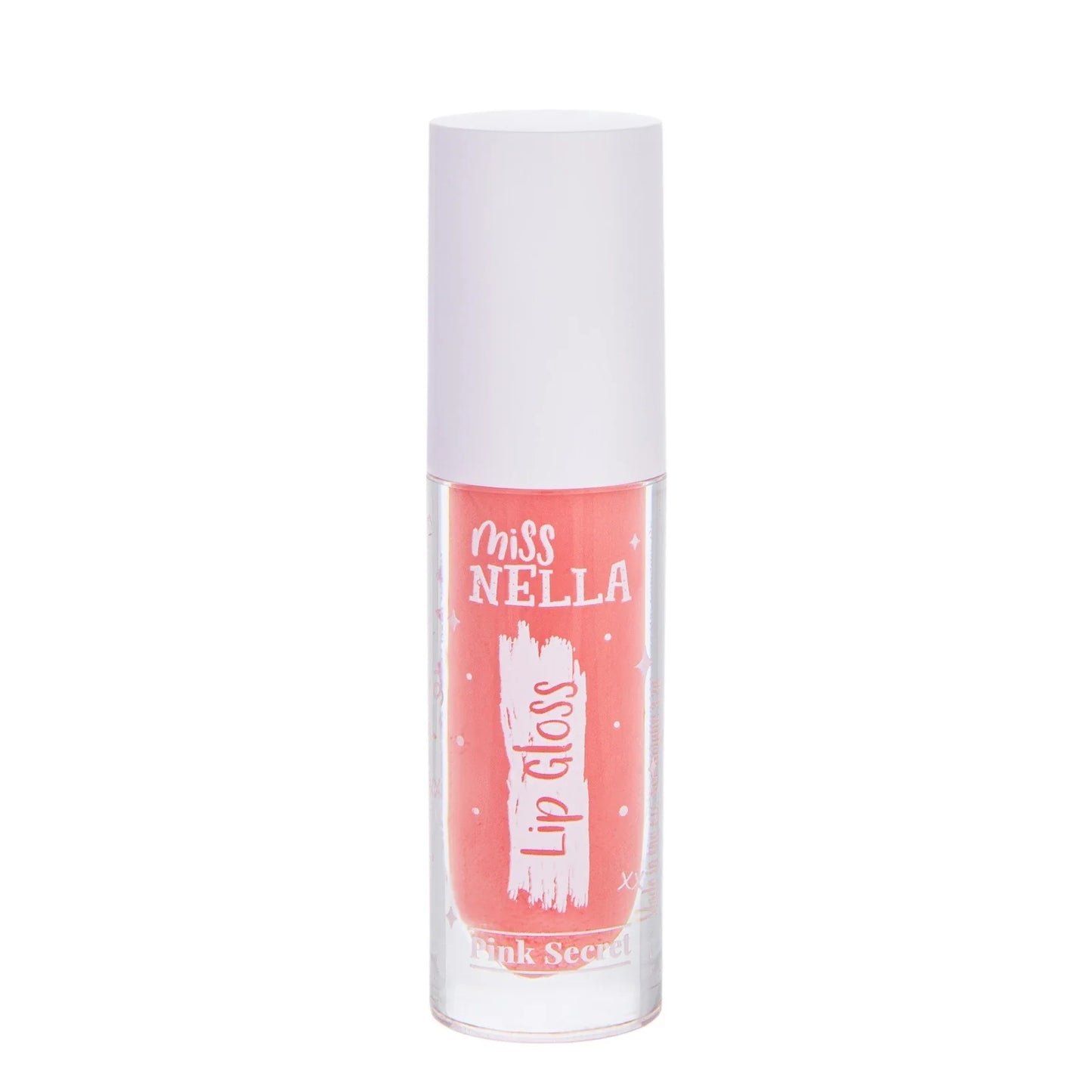 Miss Nella Pink Secret Lip Gloss: Natural Kids' Shine