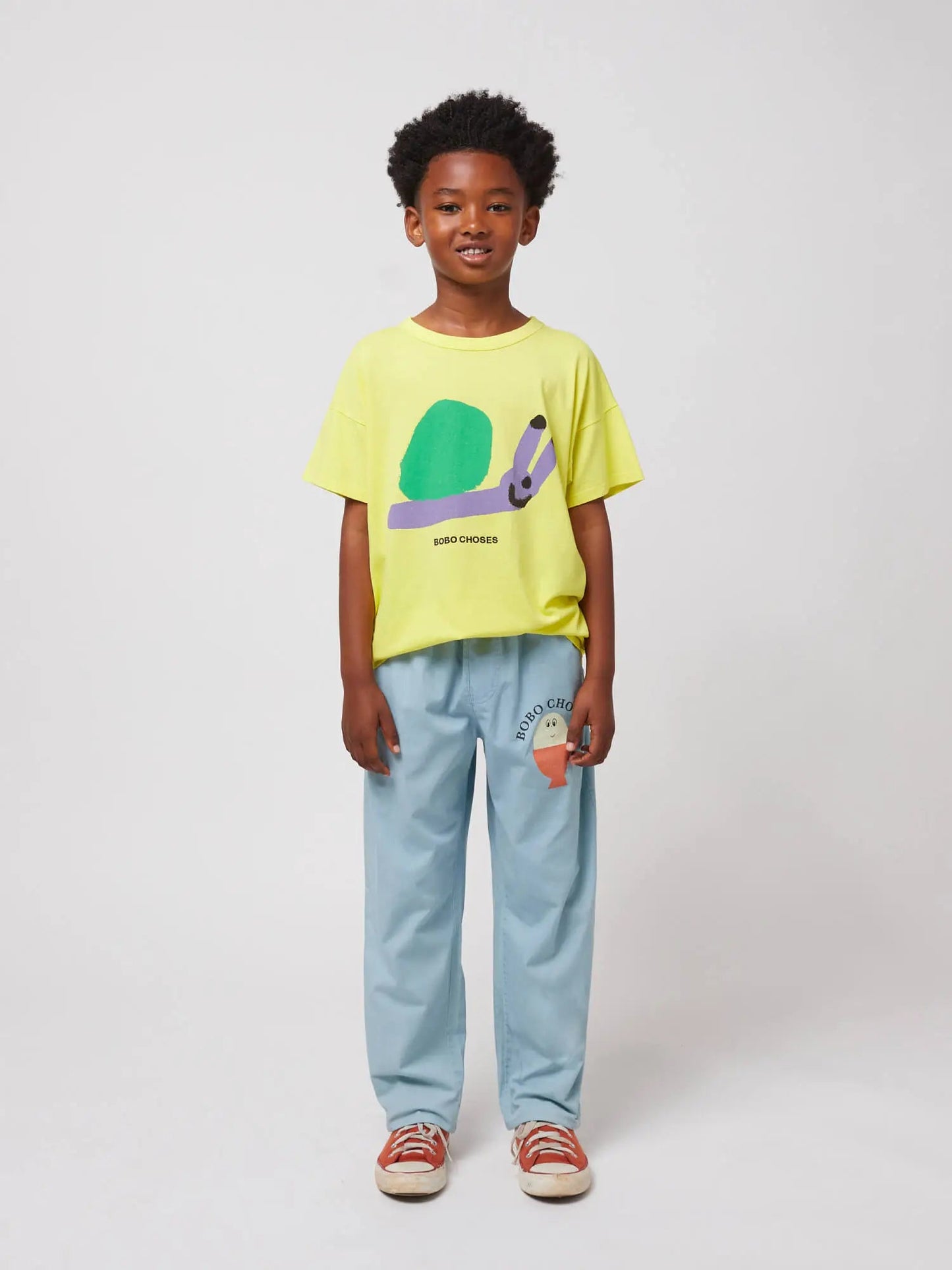 Bobo Choses Funny Snail T-Shirt