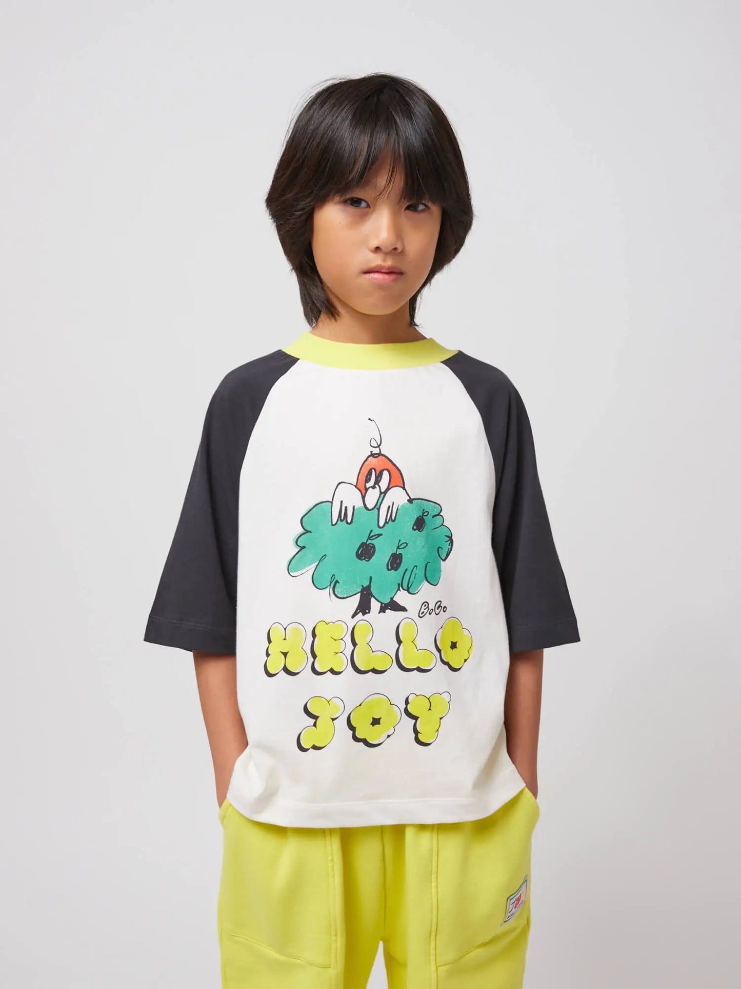 Bobo Choses Hello Joy Ranglan T-Shirt