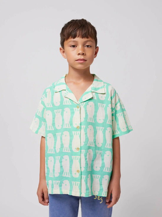 Bobo ChosesLucky Fish All Over Woven Shirt