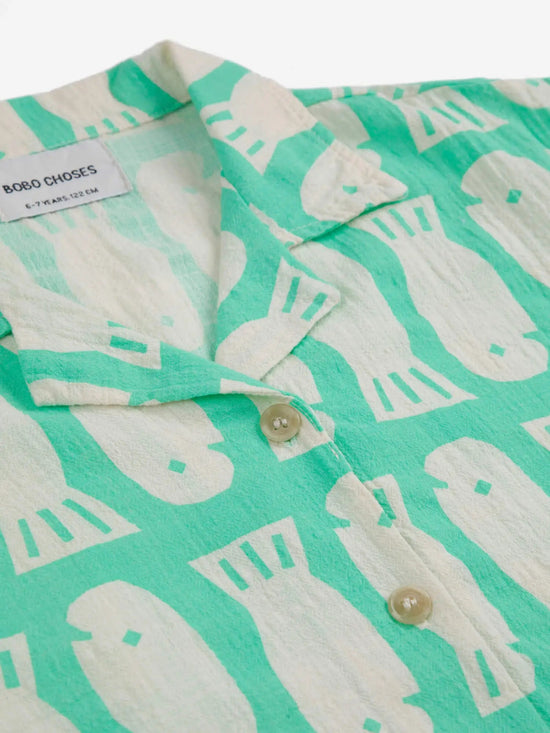 Bobo ChosesLucky Fish All Over Woven Shirt