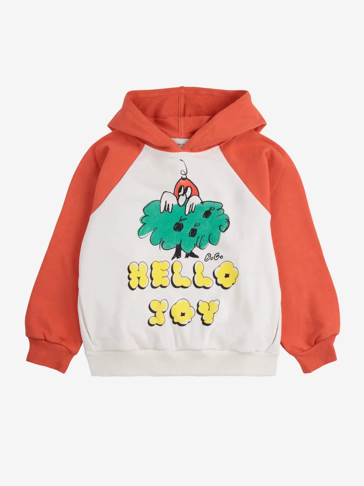 Bobo Choses Hello Joy Ranglan Sleeves Hoodie