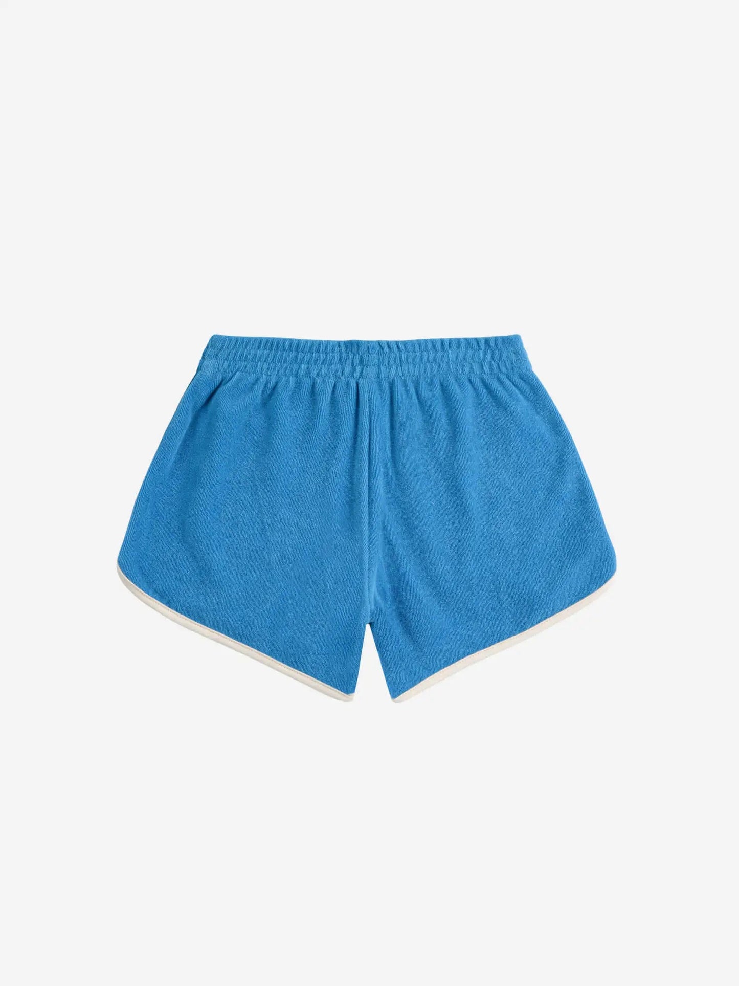 Bobo Choses Blue Color Block Terry Cloth Shorts