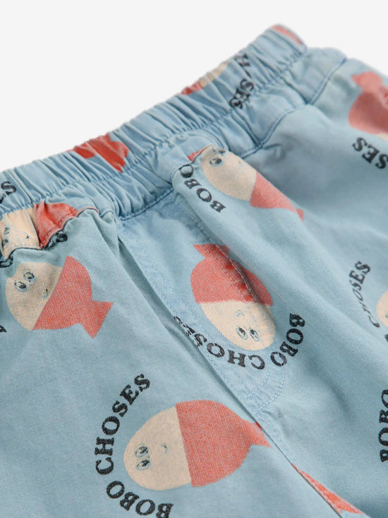 Bobo Choses Morning Egg All Over Woven Bermuda Shorts