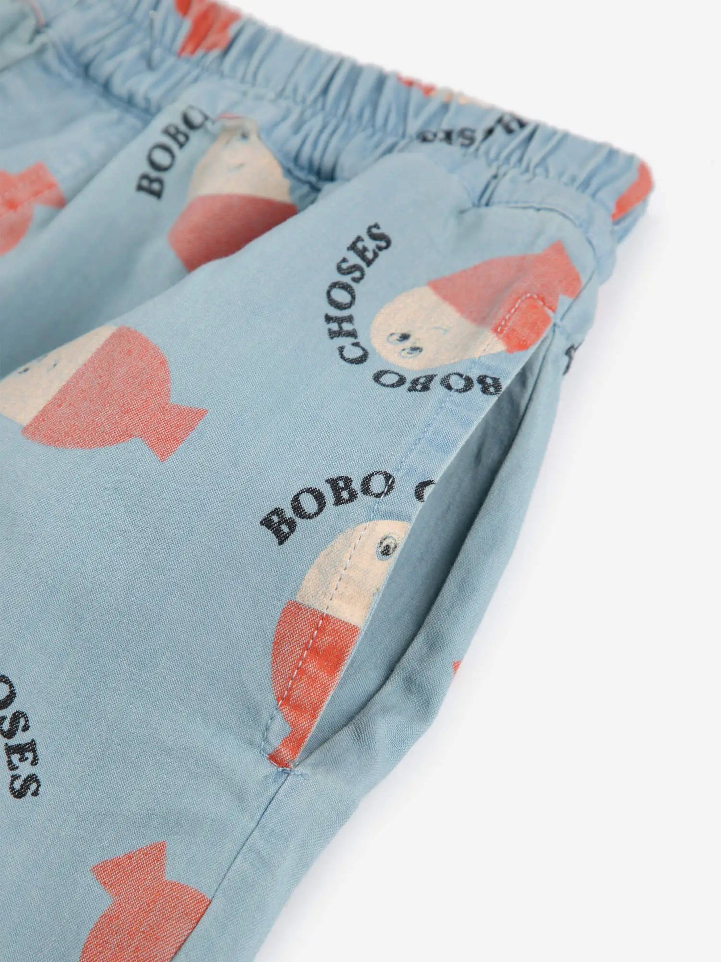 Bobo Choses Morning Egg All Over Woven Bermuda Shorts