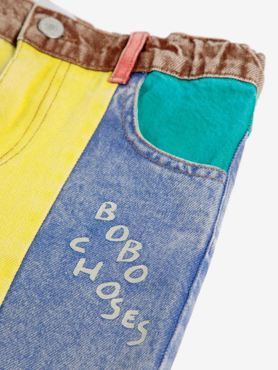 Bobo Choses Color Block Denim Pants