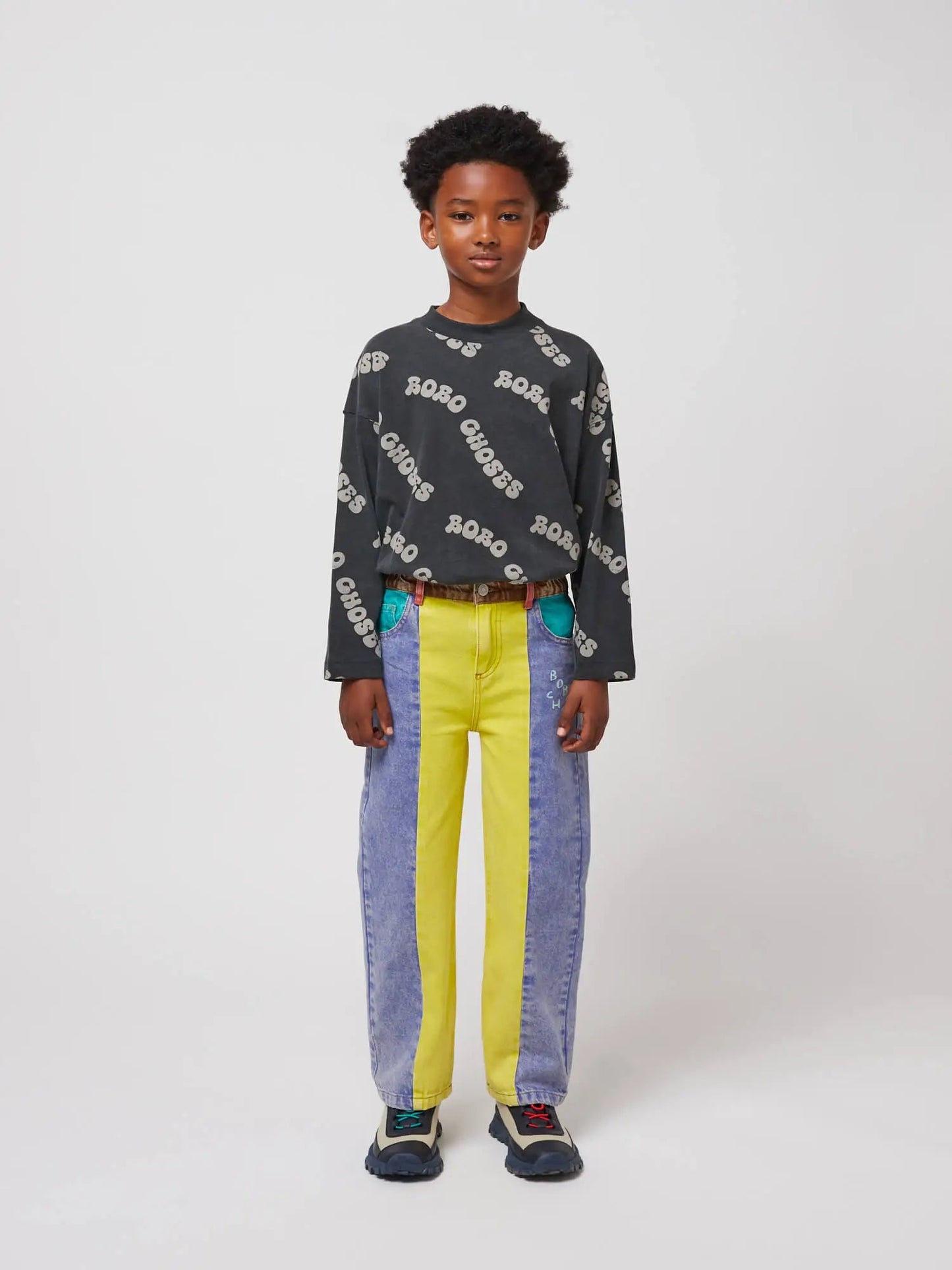 Bobo Choses Color Block Denim Pants