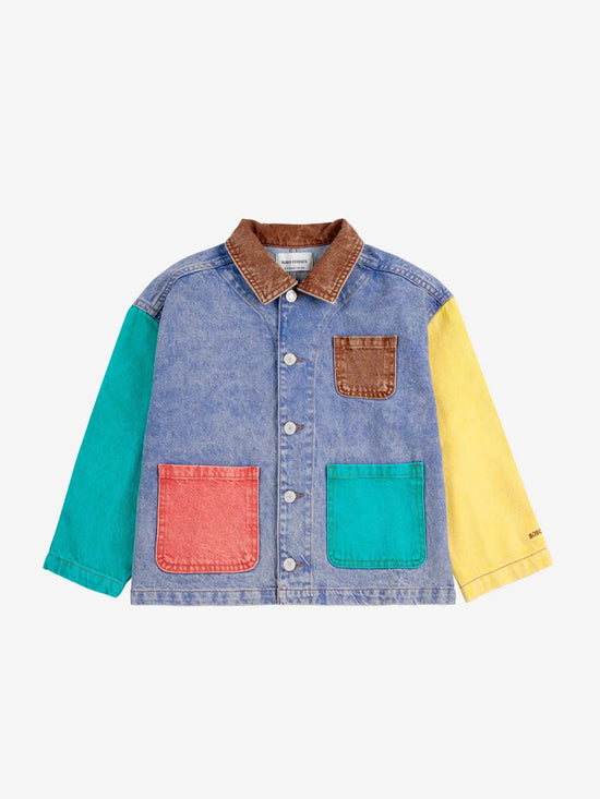 Bobo Choses Color Block Denim Jacket