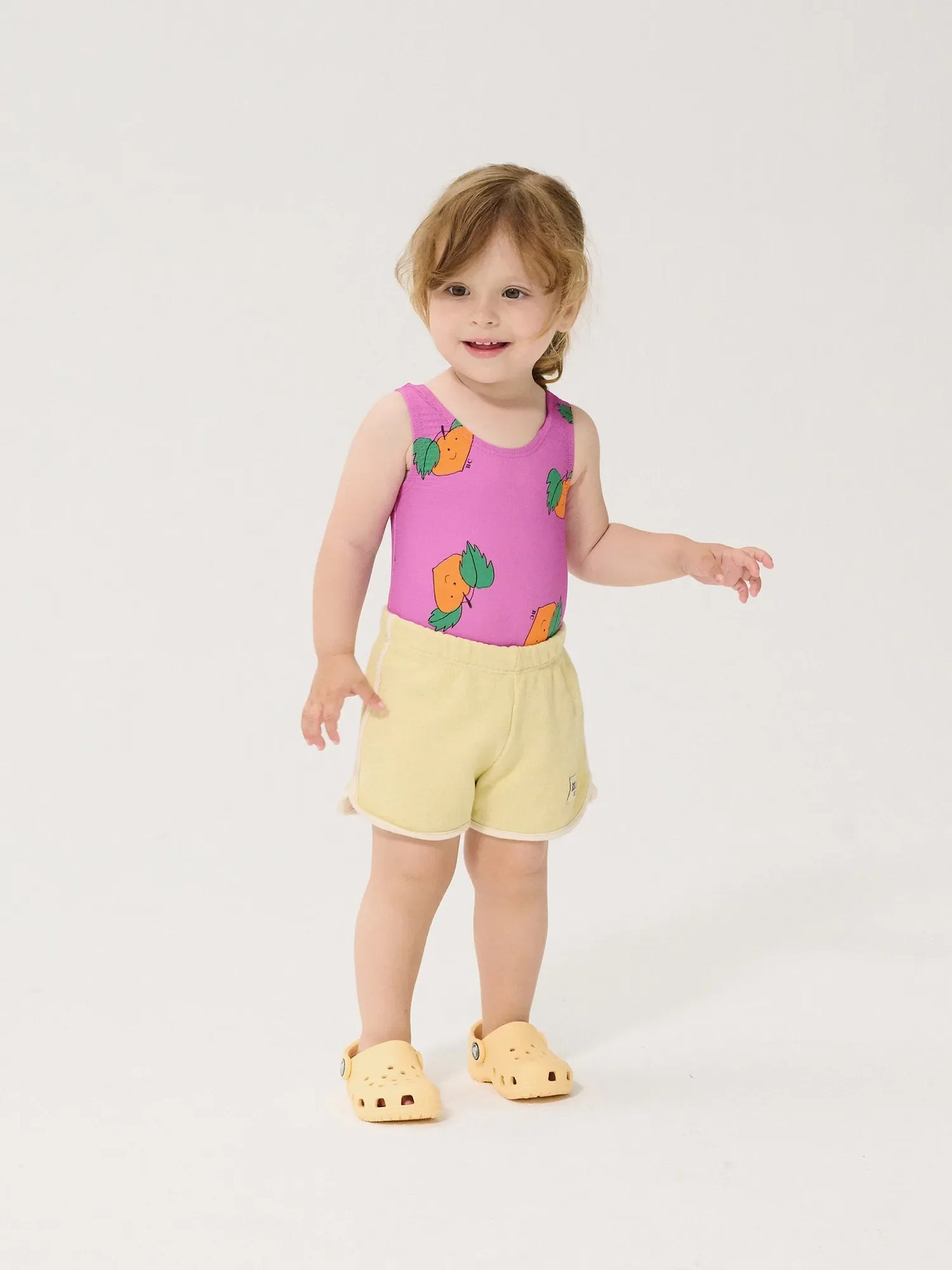 Bobo Choses Tangerine All Over Swimsuit