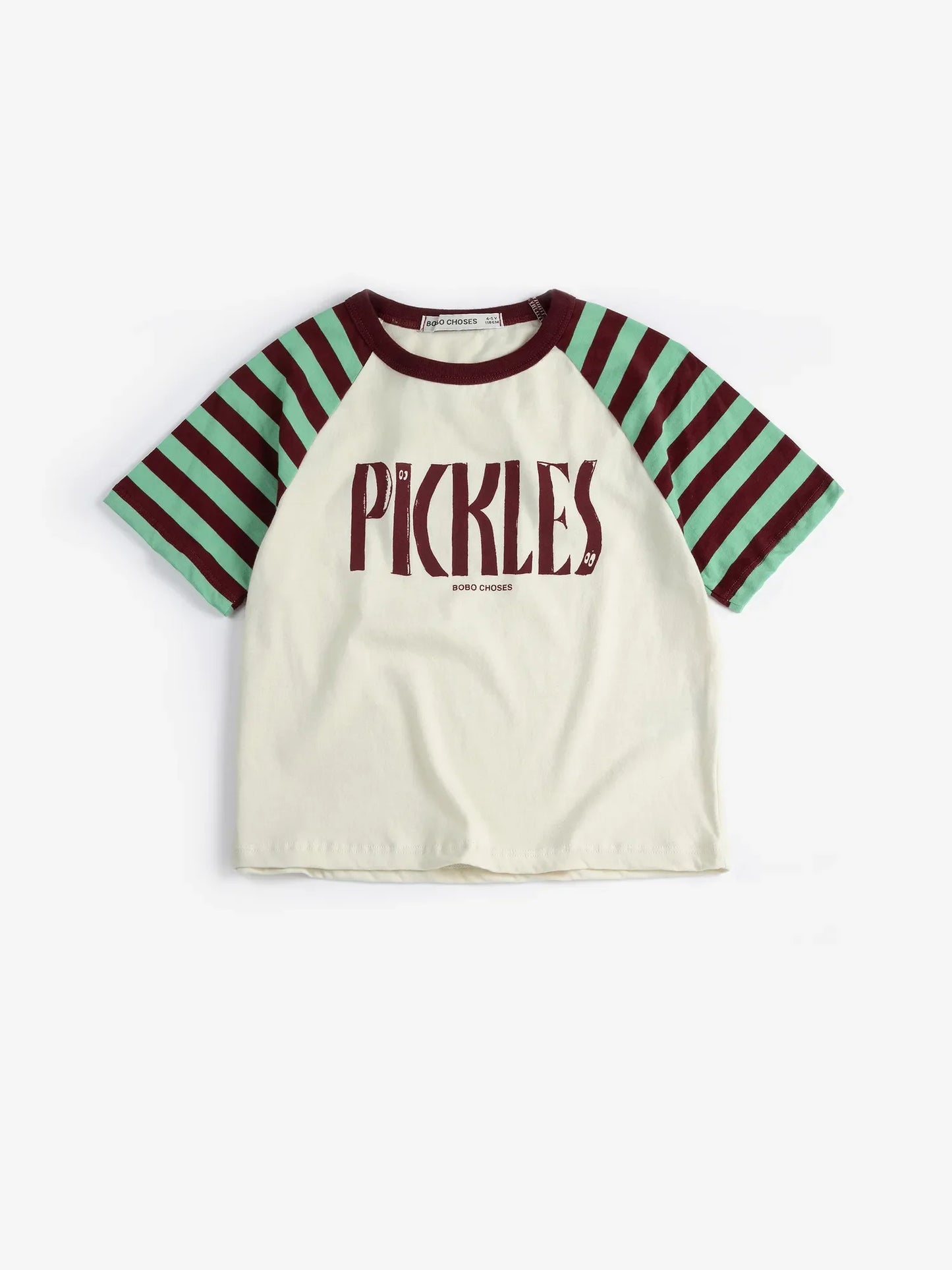 Bobo Choses Spicy Pickles Raglan T‑shirt