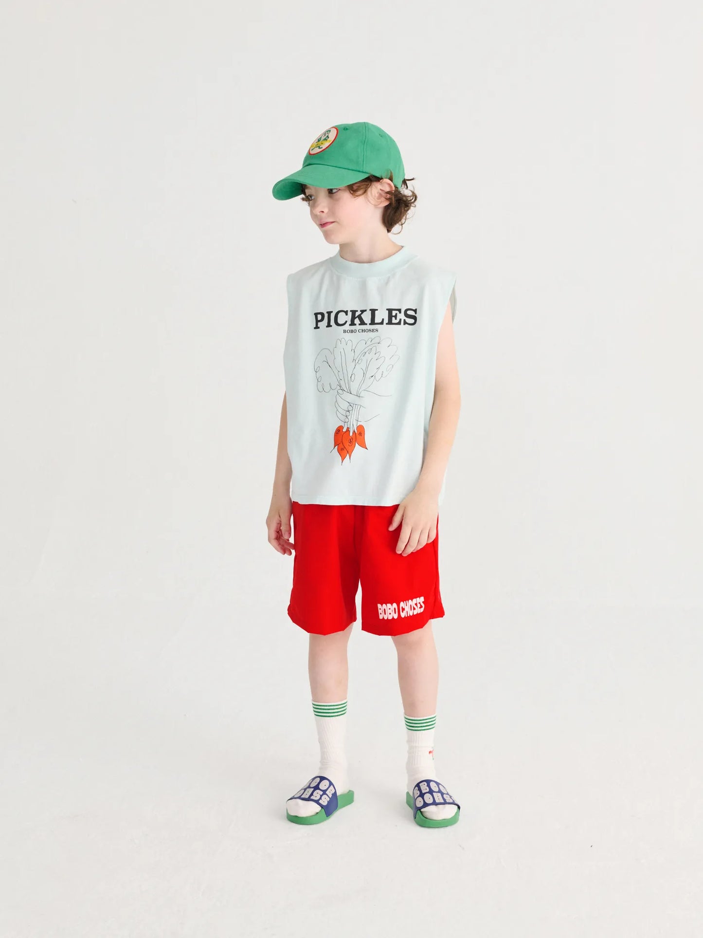 Bobo Choses Bunch Of Vegetables Sleeveless T-shirt