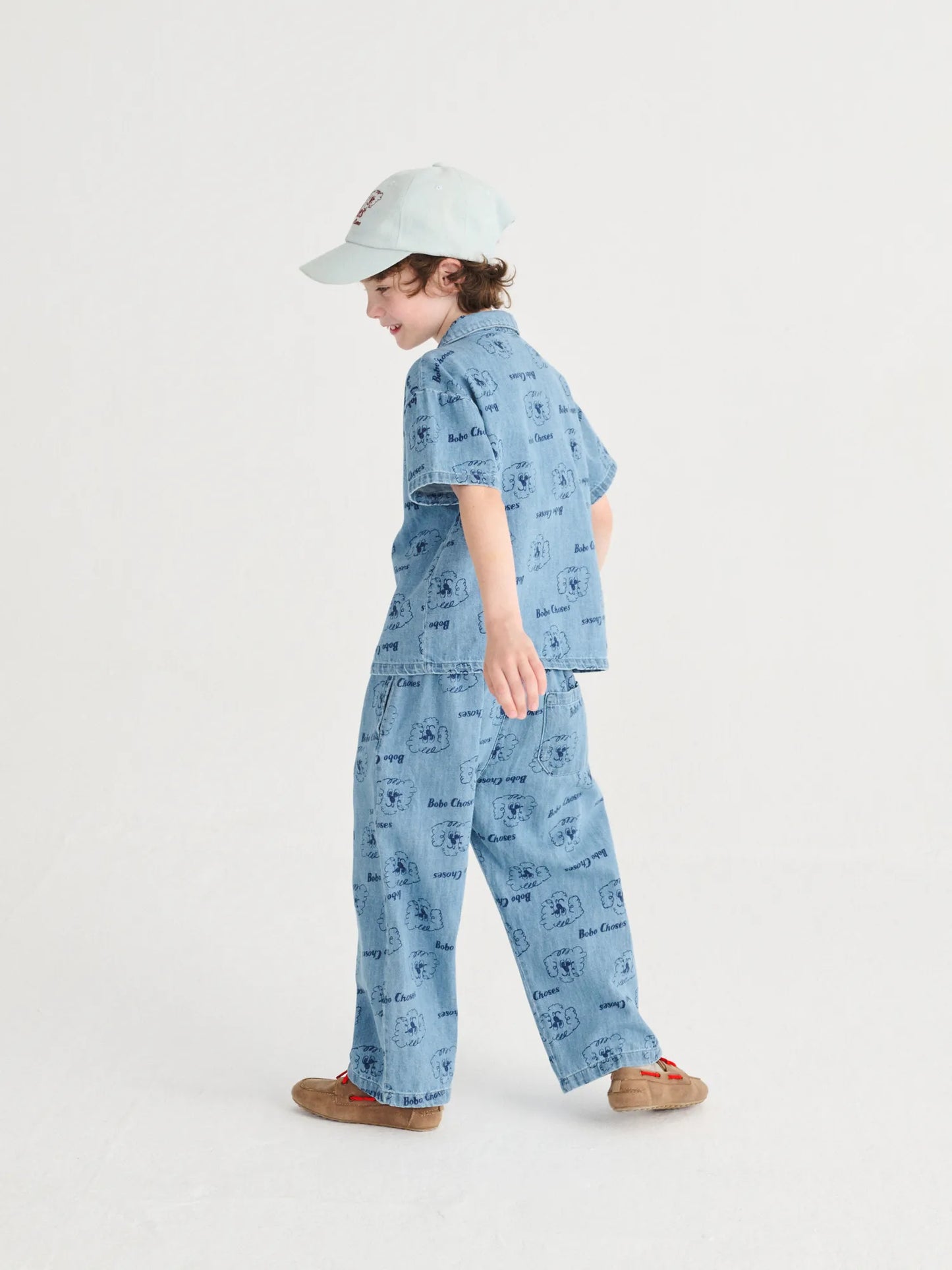 Bobo Choses Pickle The Dog Denim Shirt
