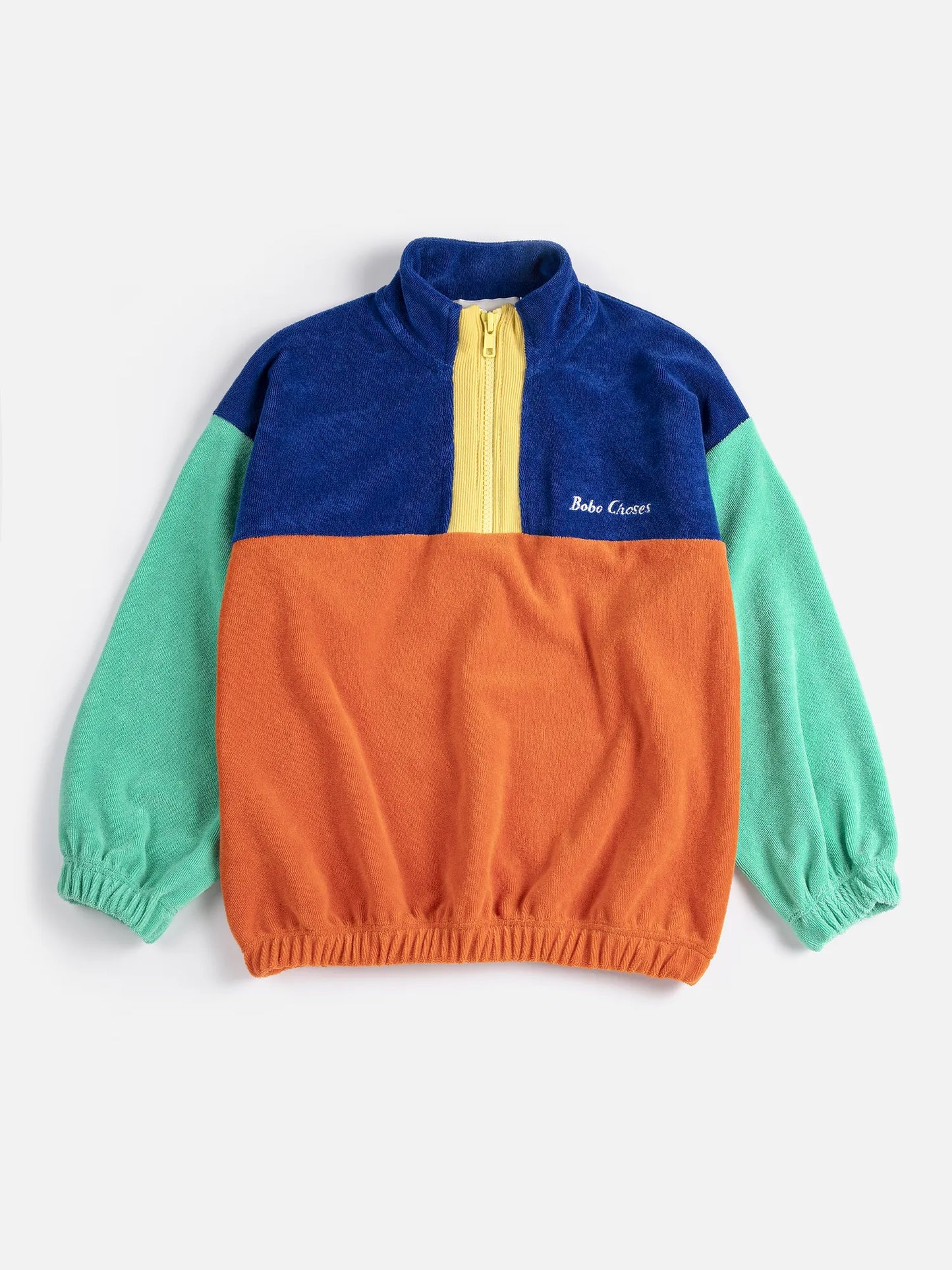 Bobo Choses Color Blocked Zipped Sweatshirt