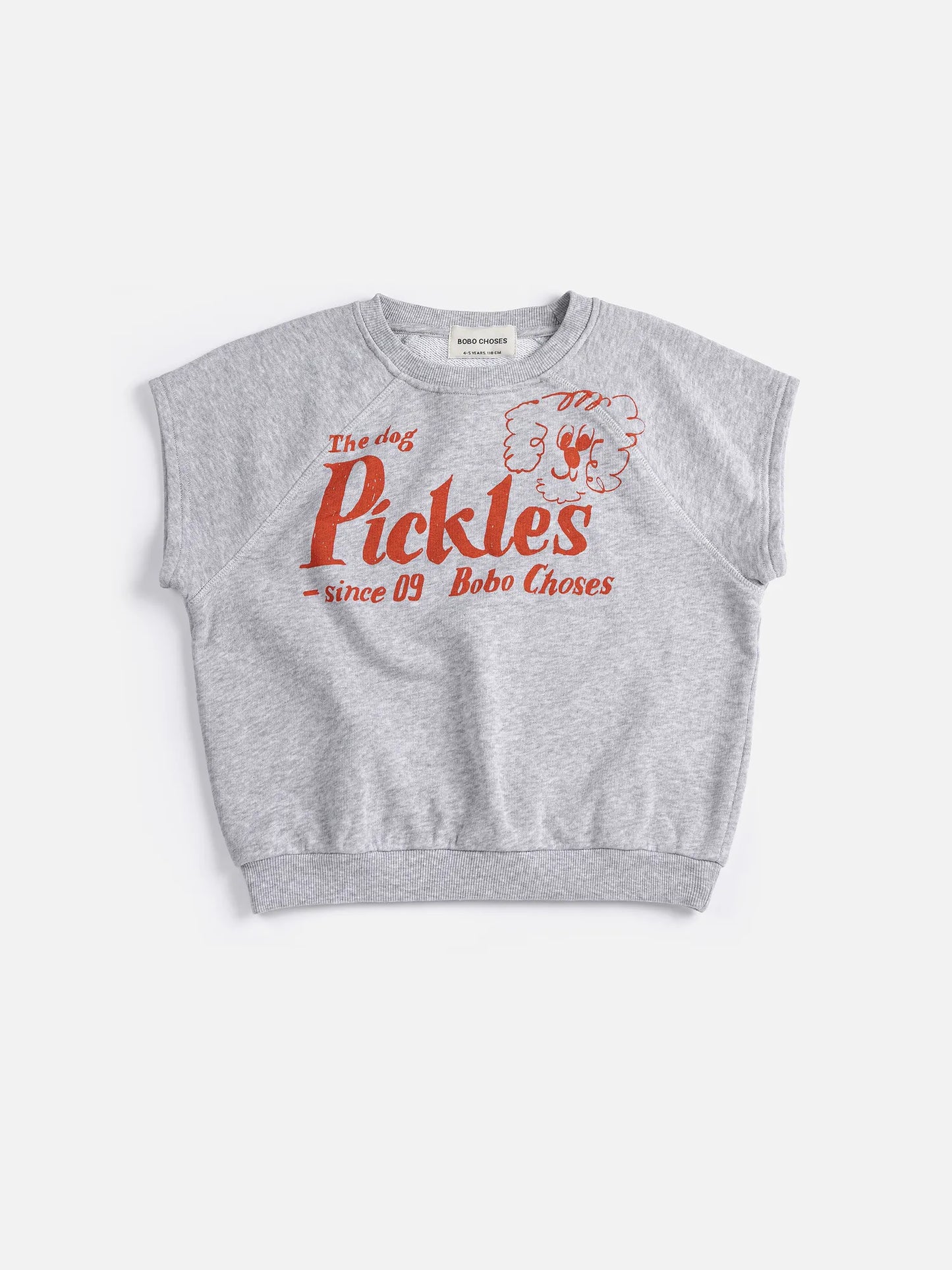 Bobo Choses Friends Pickles The Dog Sleeveless Sweatshirt