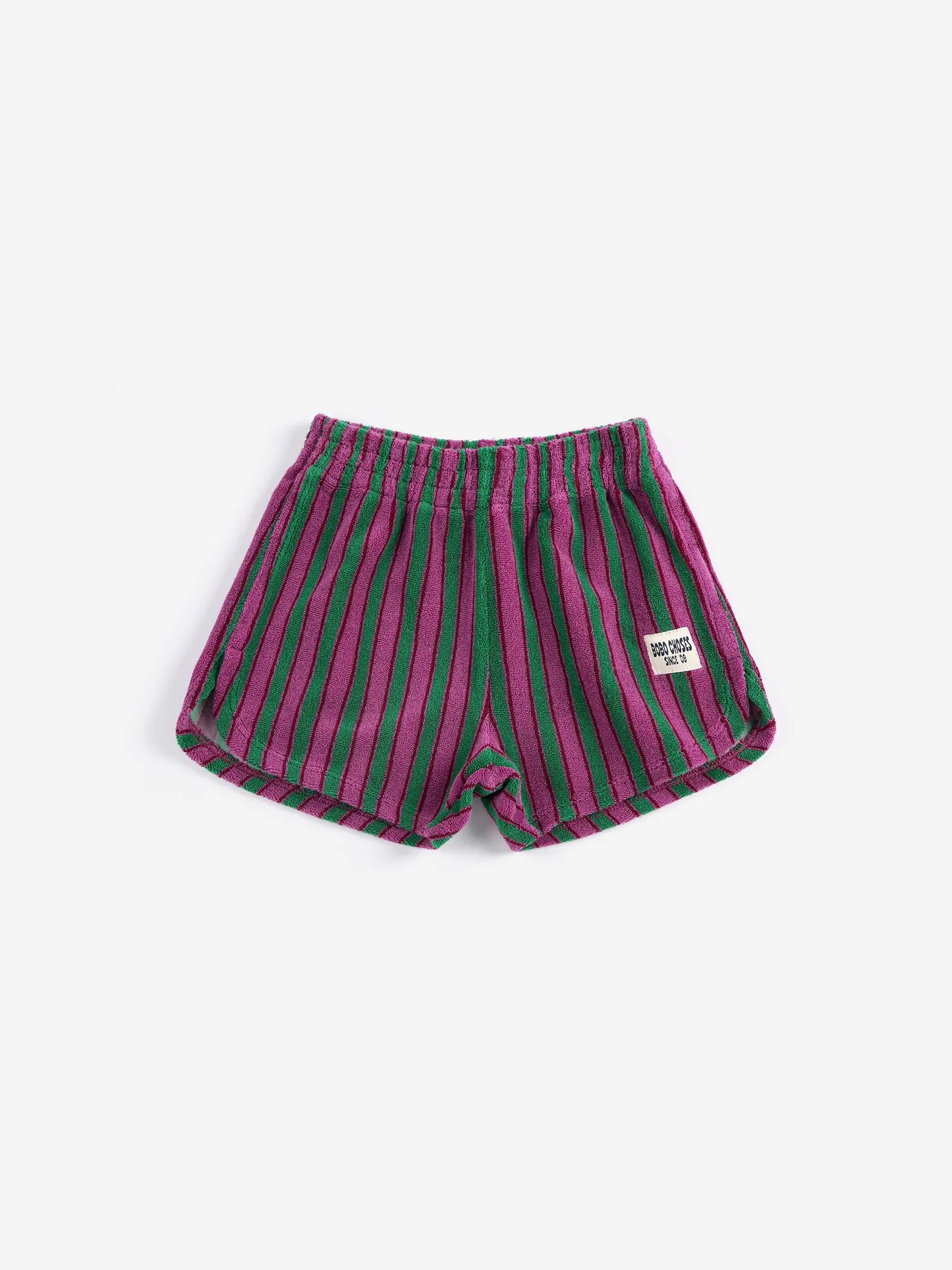 Bobo Choses Striped Terry Cloth Shorts