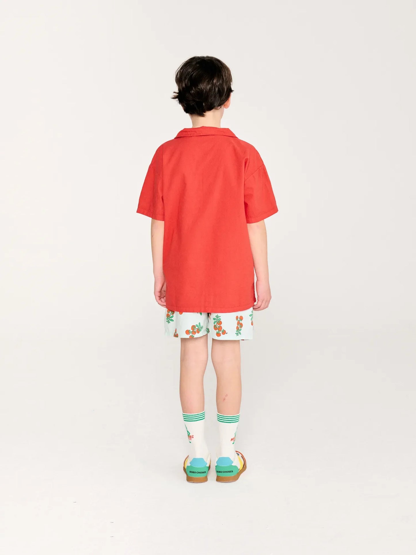Bobo Choses Juicy Tomatoes Woven  Shorts