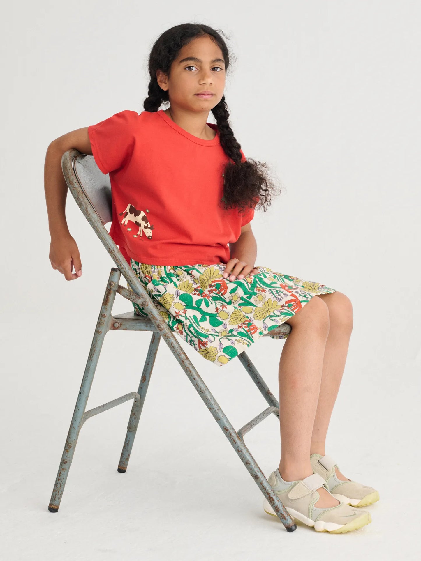 Bobo Choses Color Herbalist All Over Woven Skirt