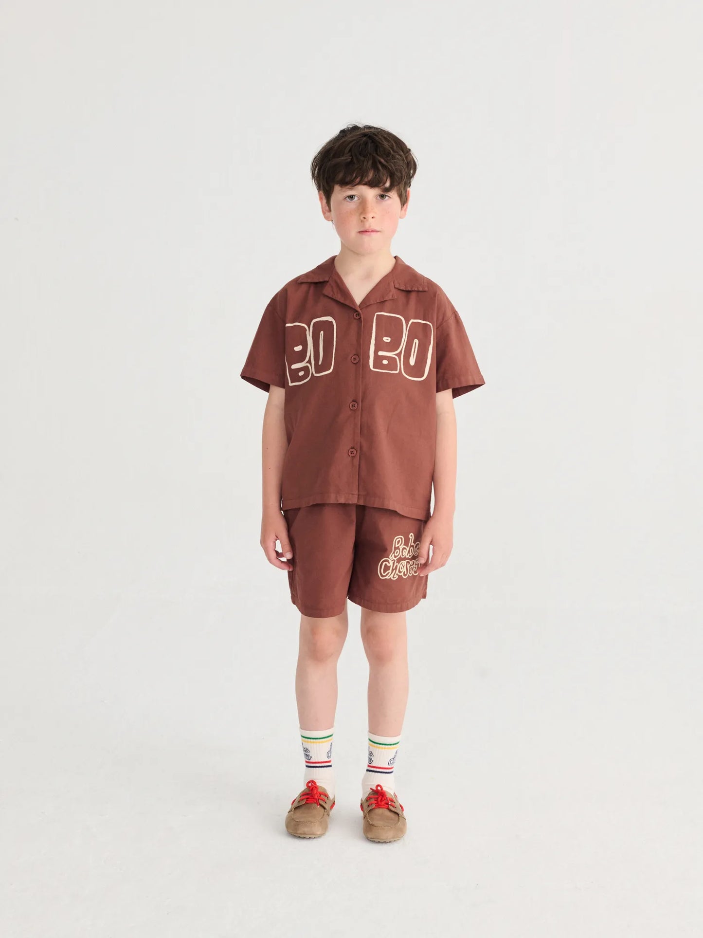 Bobo Choses Pickles By Hand Woven Bermuda Shorts