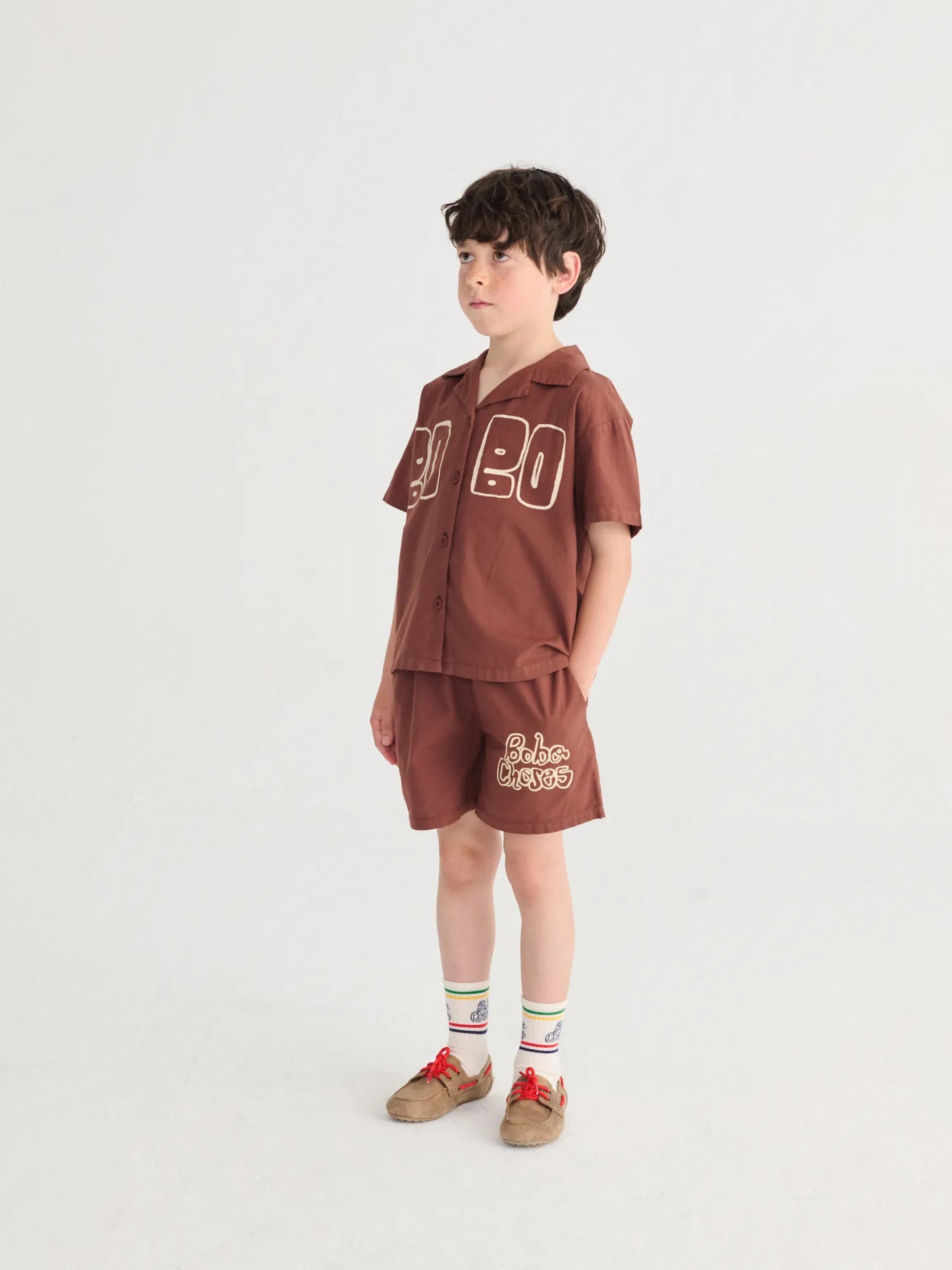Bobo Choses Pickles By Hand Woven Bermuda Shorts