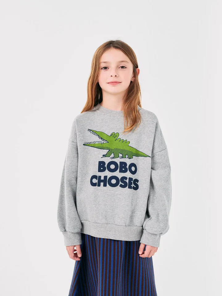 Bobo Choses Talking Crocodile Sweatshirt