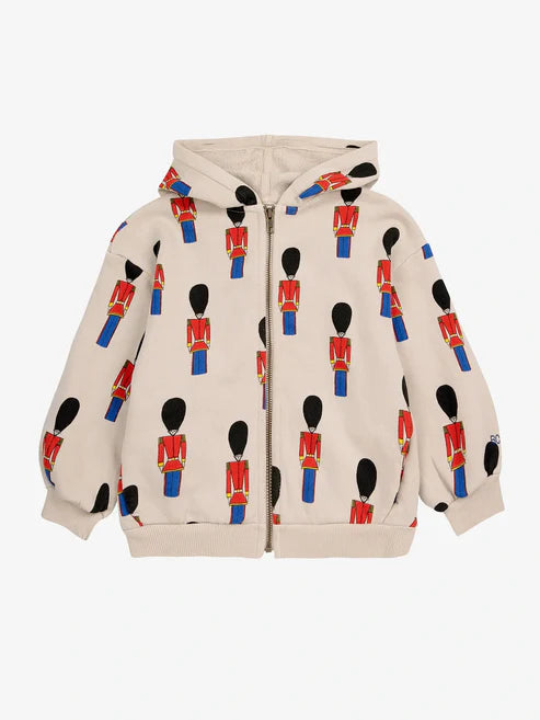 Bobo Choses Little Tin Soldiers All Over Zipped Hoodie