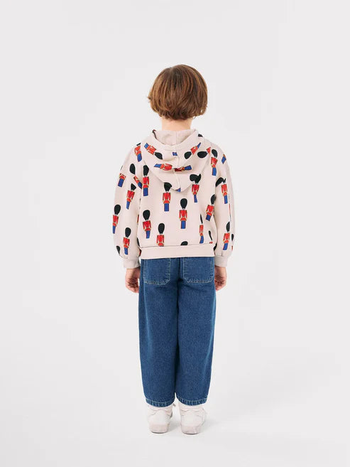 Bobo Choses Little Tin Soldiers All Over Zipped Hoodie