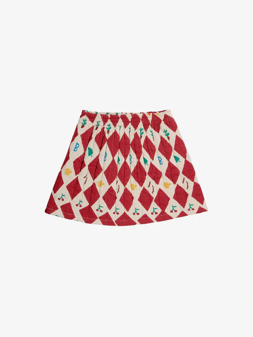 Bobo Choses Harlequin  All Over Woven Skirt