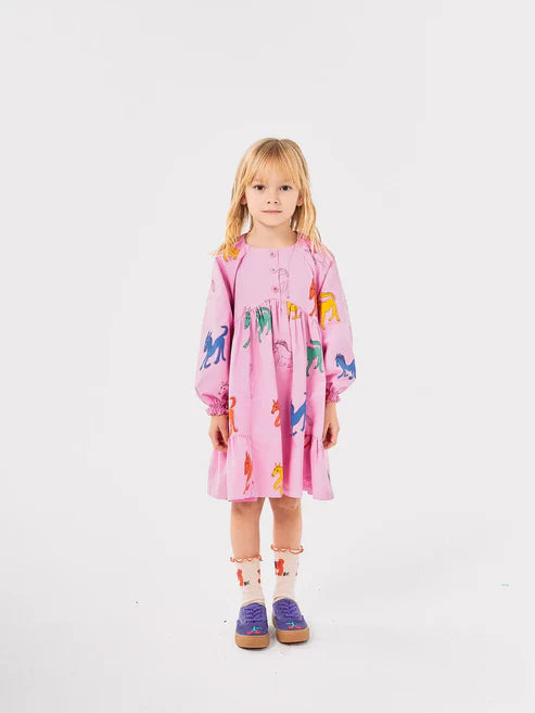 Bobo Choses Wonder Horse All Over Woven Dress