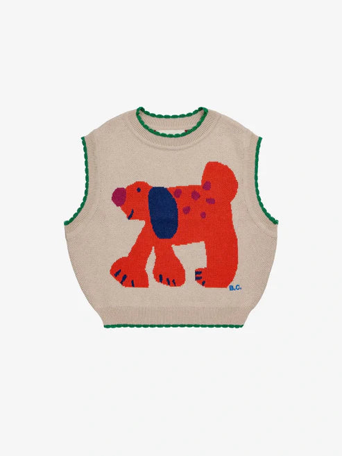 Bobo Choses Fairy Dog Jacquard Knitted Vest