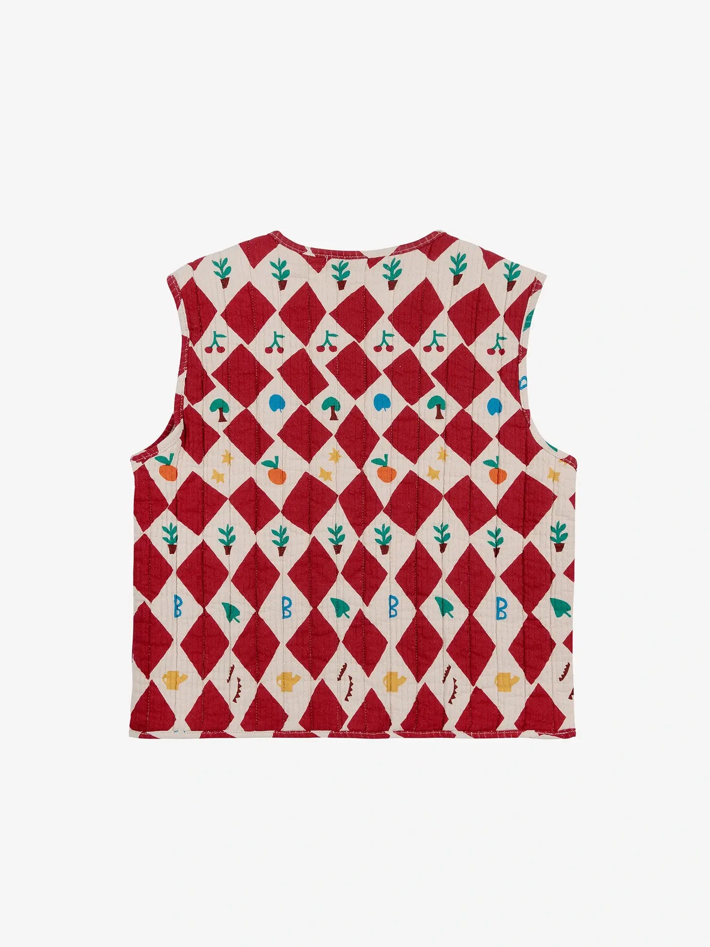 Bobo Choses Harlequin All Over Quilted Vest