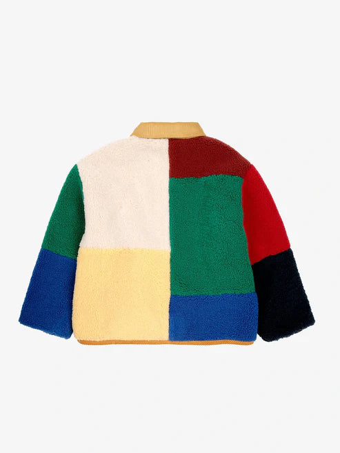 Bobo Choses Color Block Sheepskin Jacket