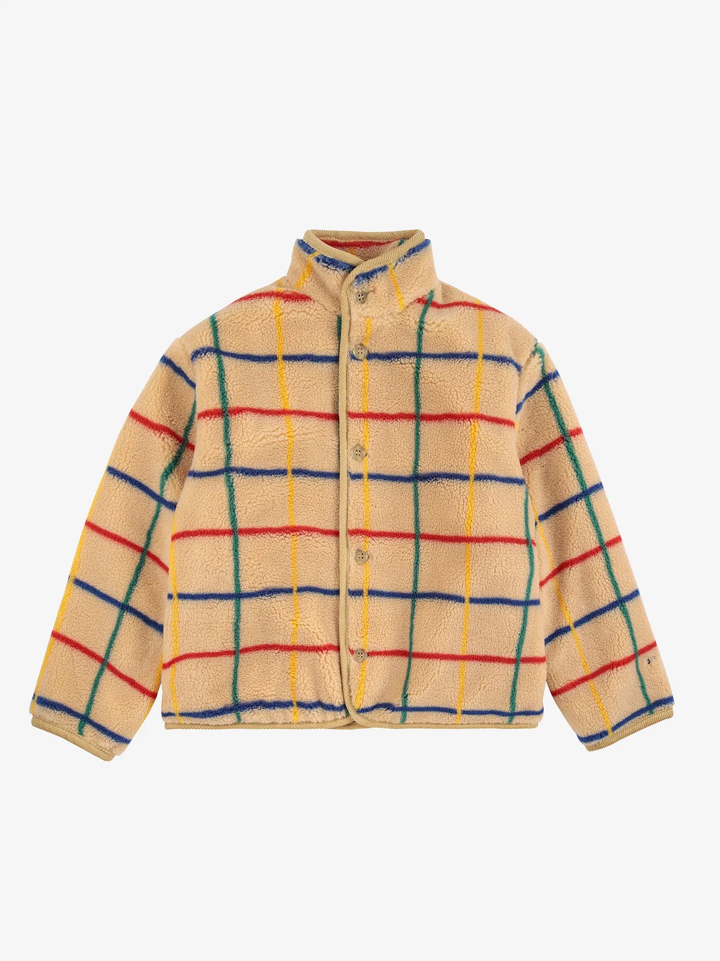 Bobo Choses Color Stripes Sheepskin Jacket