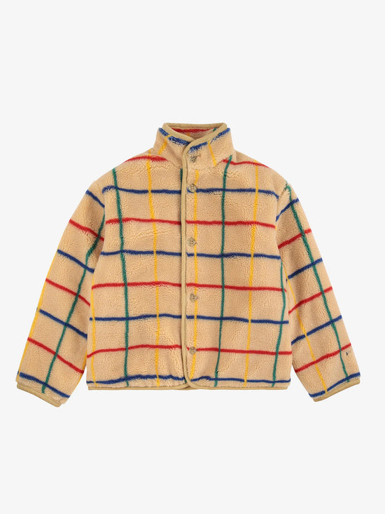 Bobo Choses Color Stripes Sheepskin Jacket