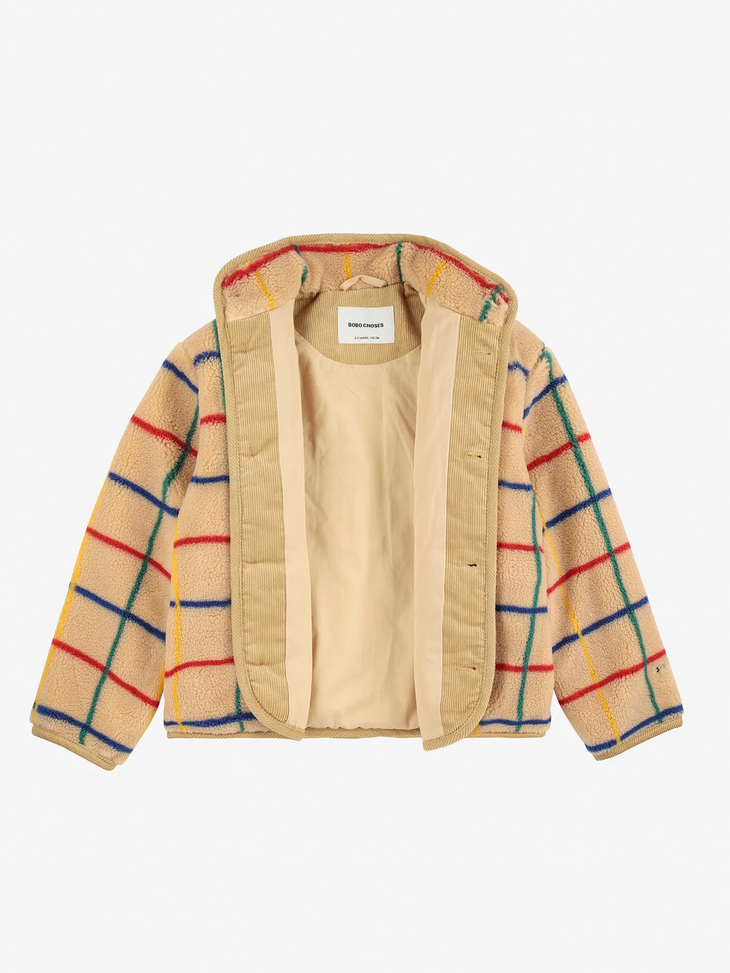 Bobo Choses Color Stripes Sheepskin Jacket