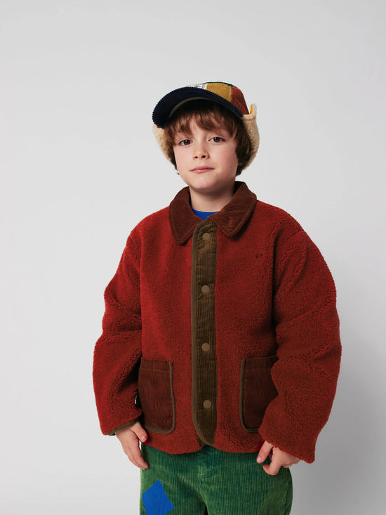 Bobo Choses Tiles Reversible Sheepskin Jacket