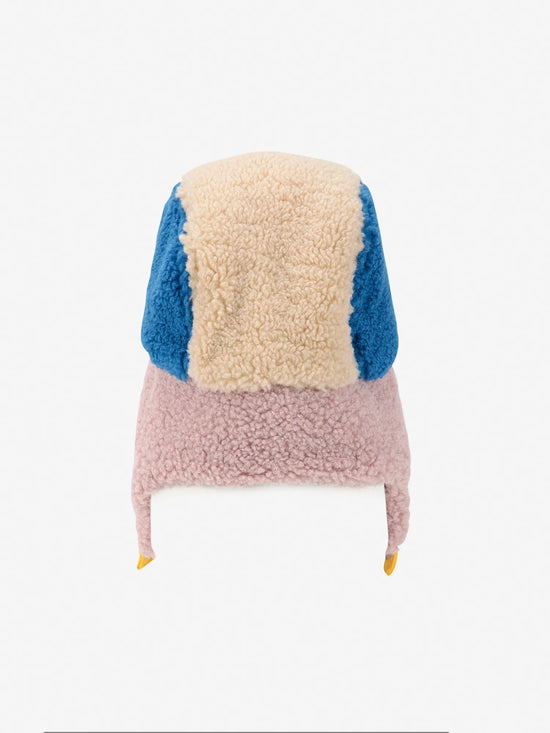 Bobo Choses Color Block Sheepskin Chapka