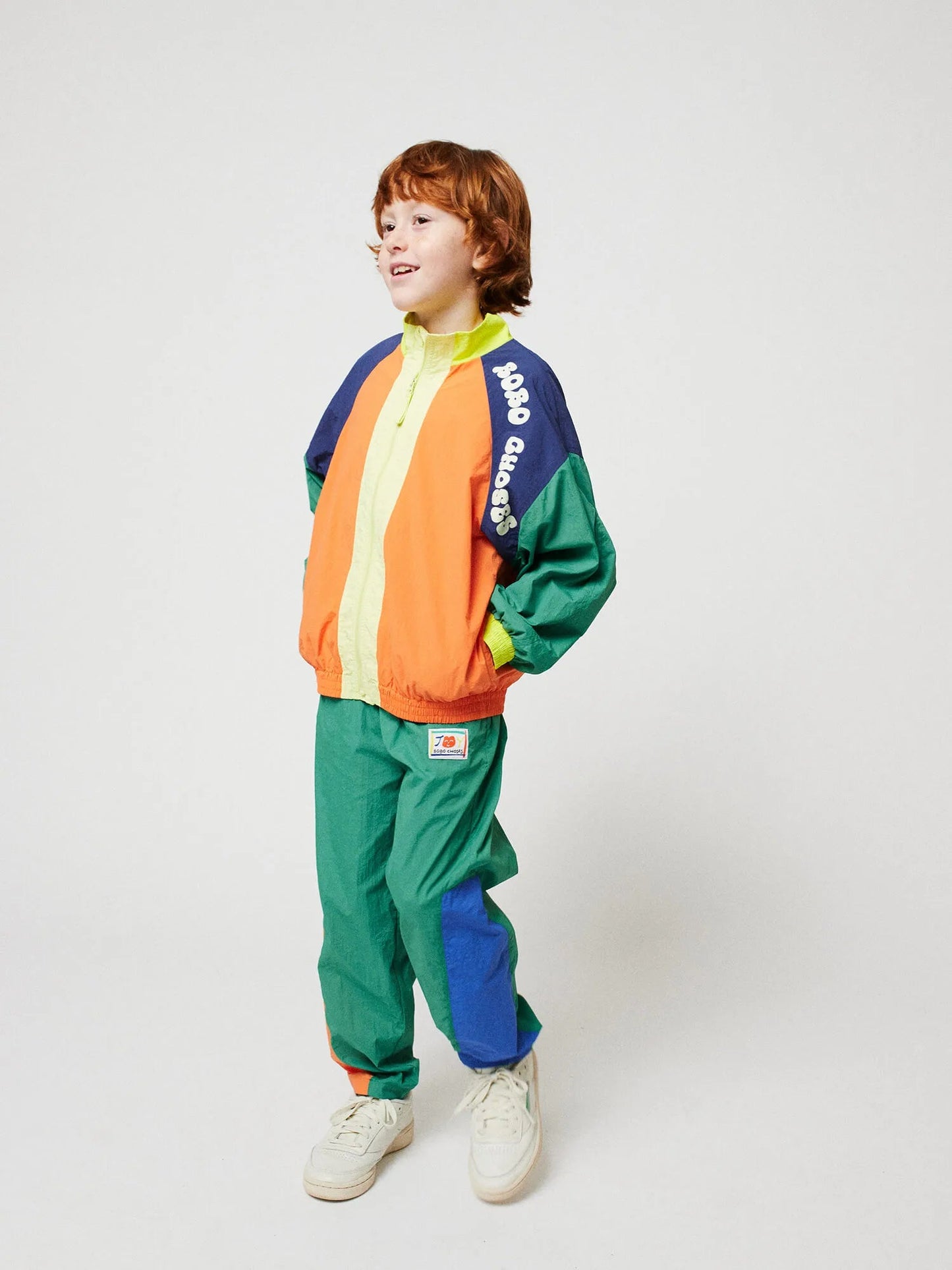 Bobo Choses Smiling Color Block Track Pants