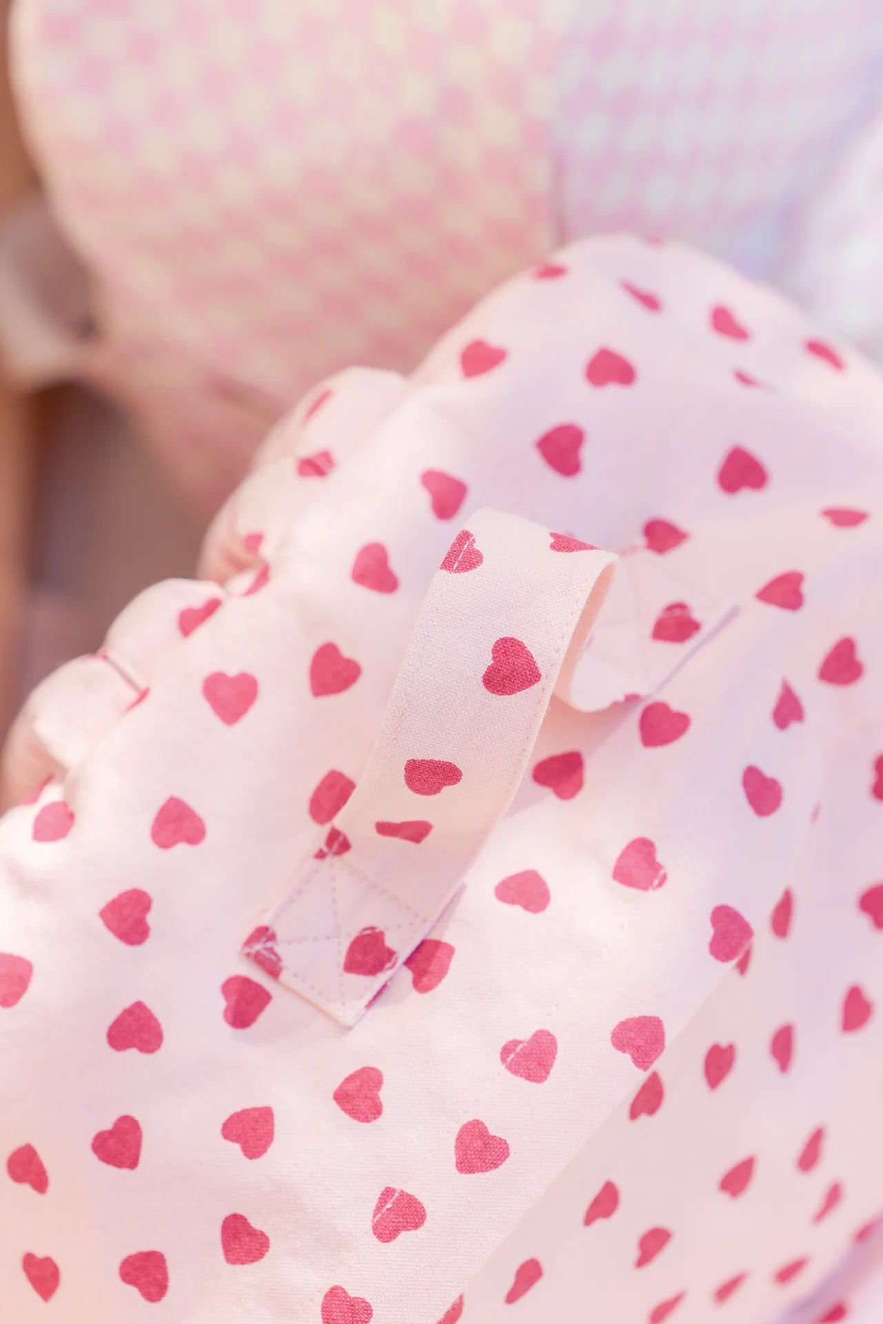 Bonton Heart Pink Dark Backpack